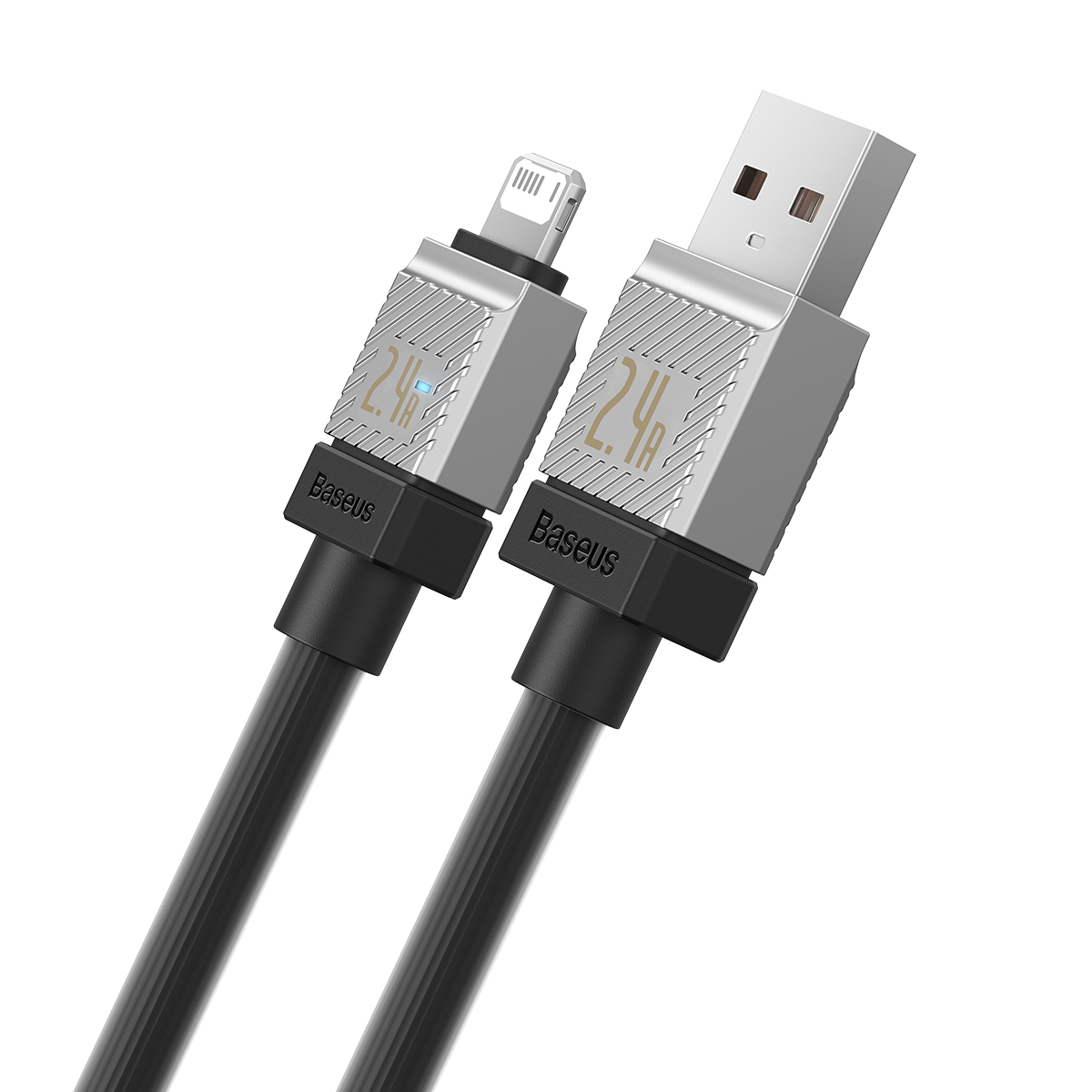 Baseus kabel CoolPlay USB - Lightning 1m 2,4A czarny / 2