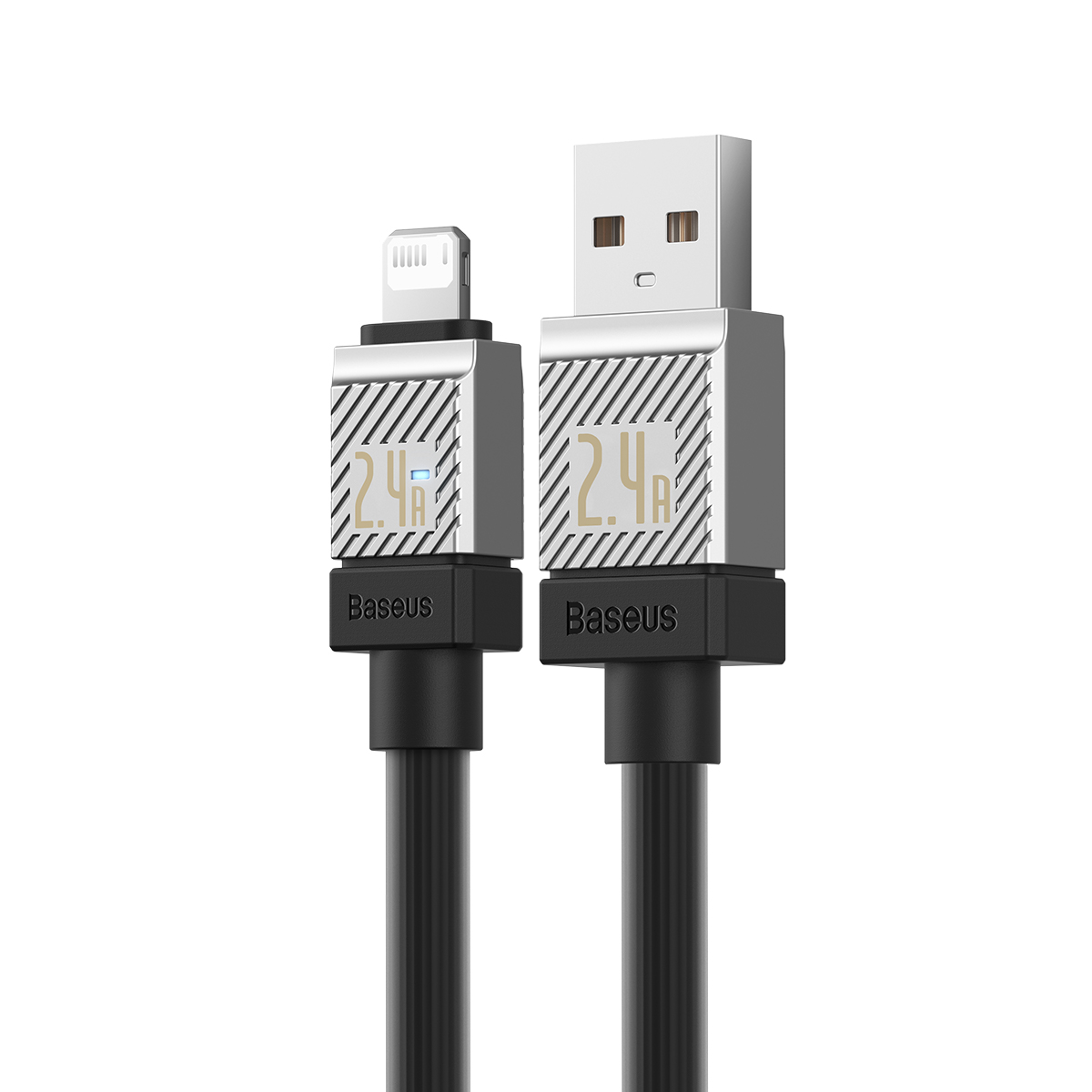Baseus kabel CoolPlay USB - Lightning 1m 2,4A czarny / 3