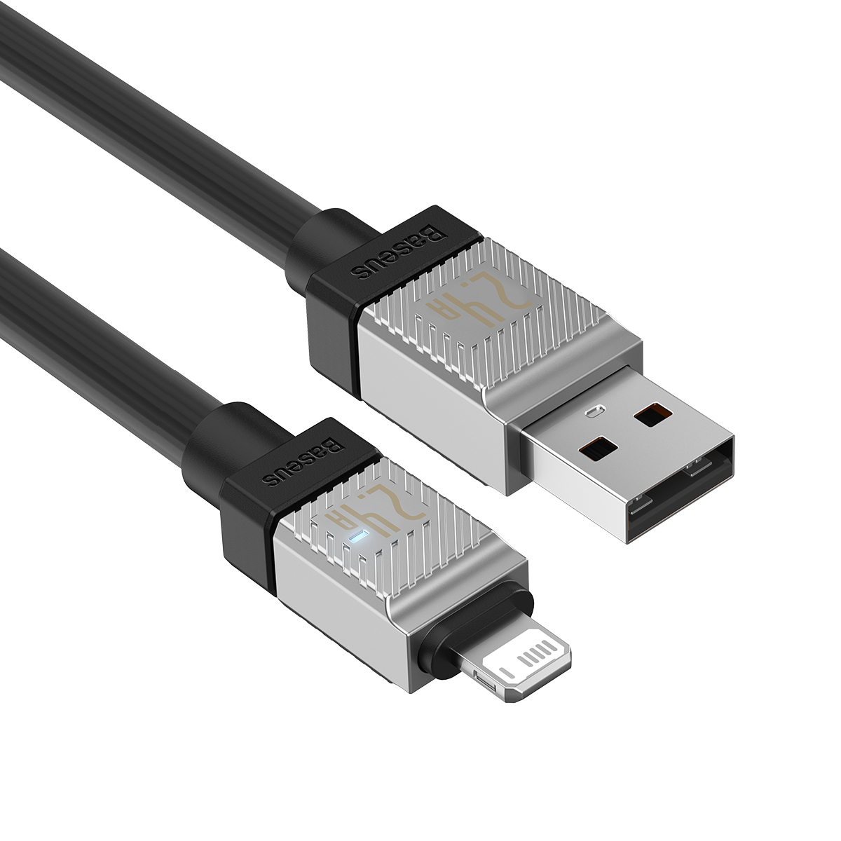 Baseus kabel CoolPlay USB - Lightning 1m 2,4A czarny / 5