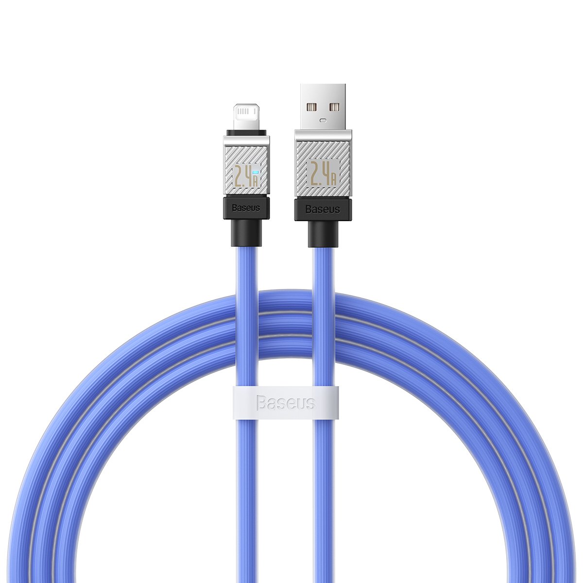 Baseus kabel CoolPlay USB - Lightning 1m 2,4A niebieski