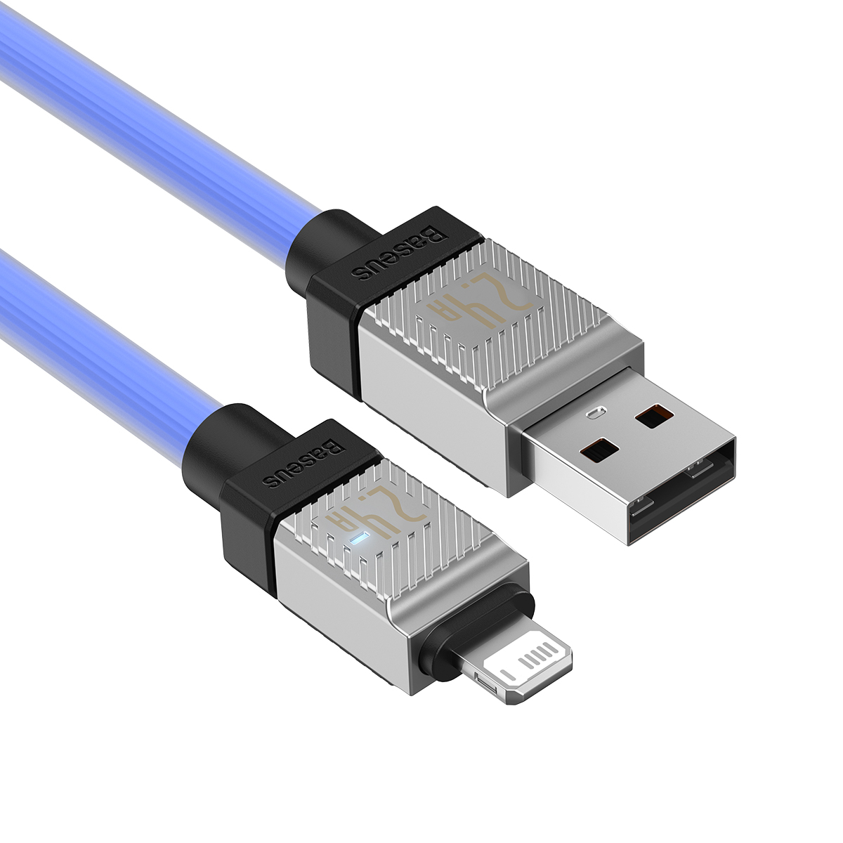 Baseus kabel CoolPlay USB - Lightning 1m 2,4A niebieski / 5