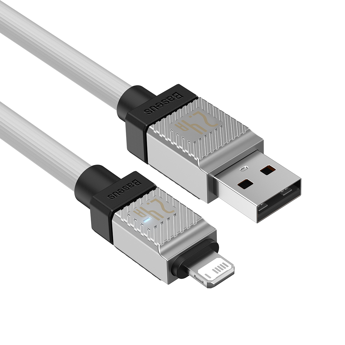 Baseus kabel CoolPlay USB - Lightning 2m 2,4A bia�y / 5