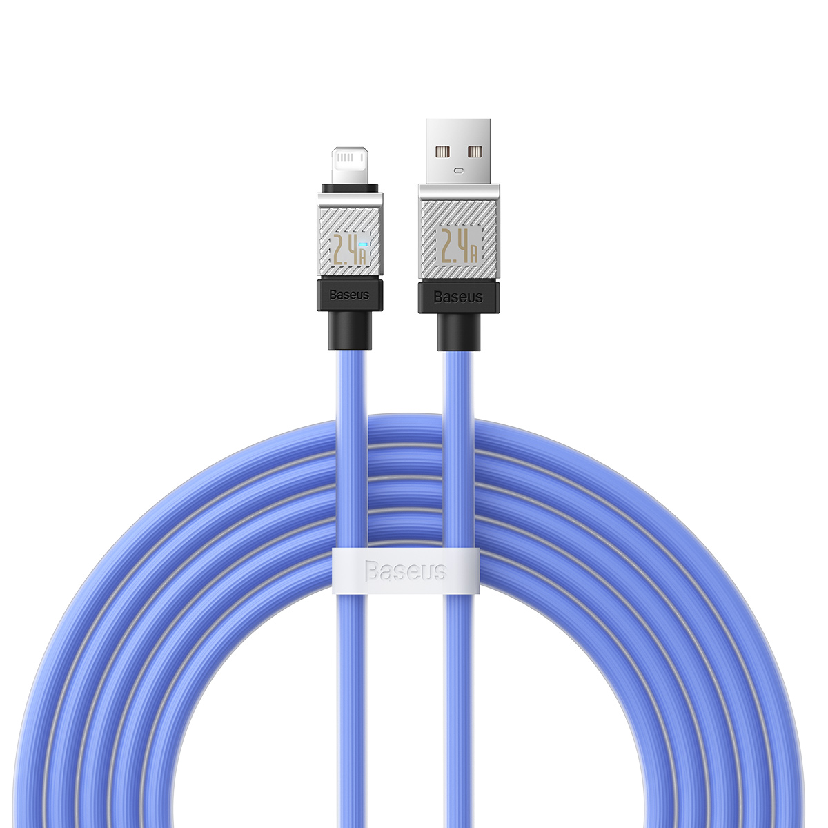 Baseus kabel CoolPlay USB - Lightning 2m 2,4A niebieski