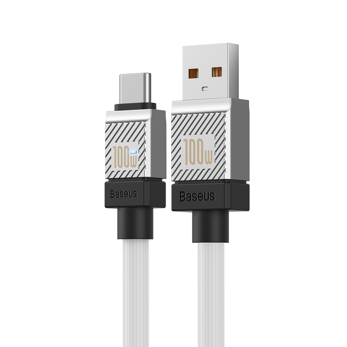 Baseus kabel CoolPlay USB - USB-C 1m 100W bia�y / 3