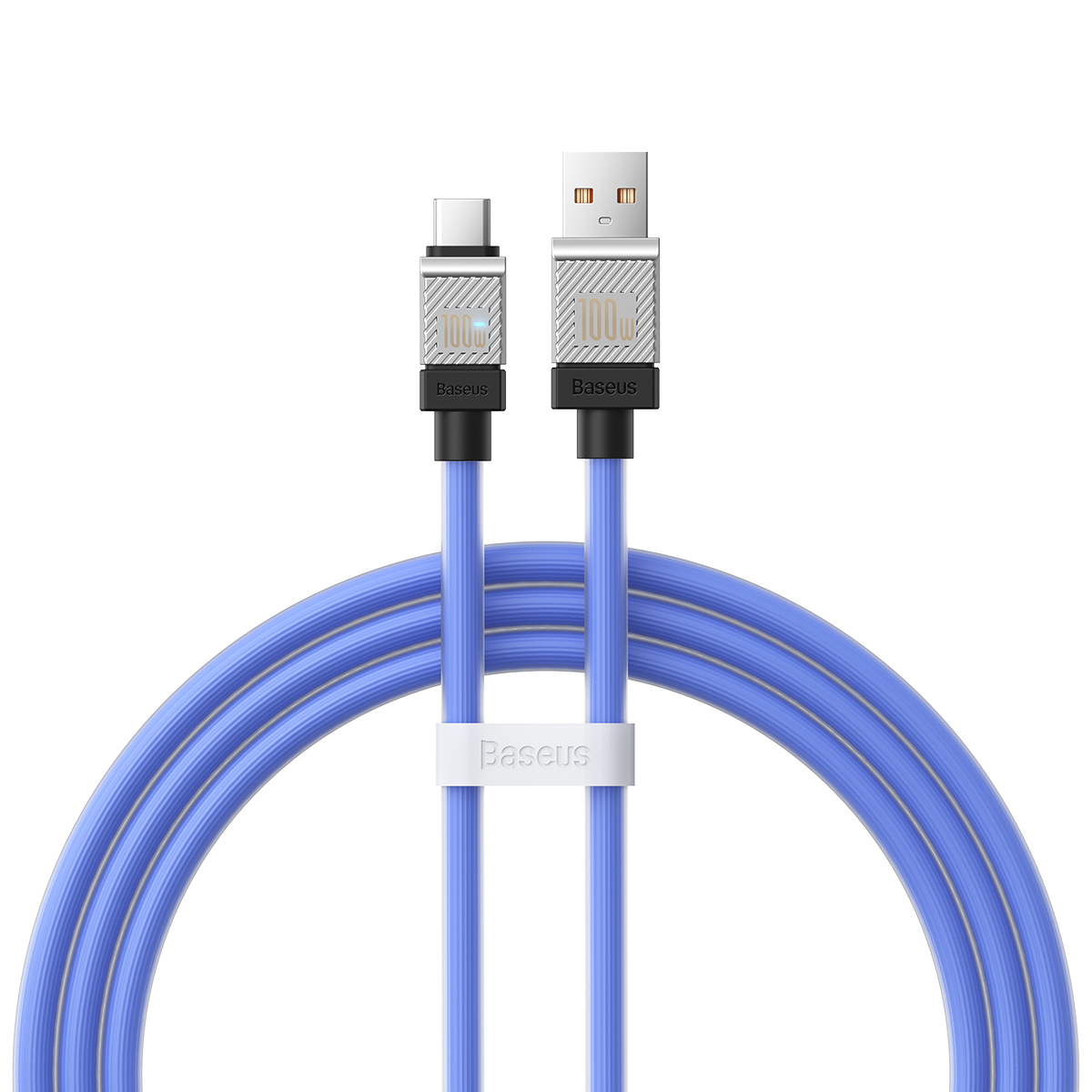 Baseus kabel CoolPlay USB - USB-C 1m 100W niebieski