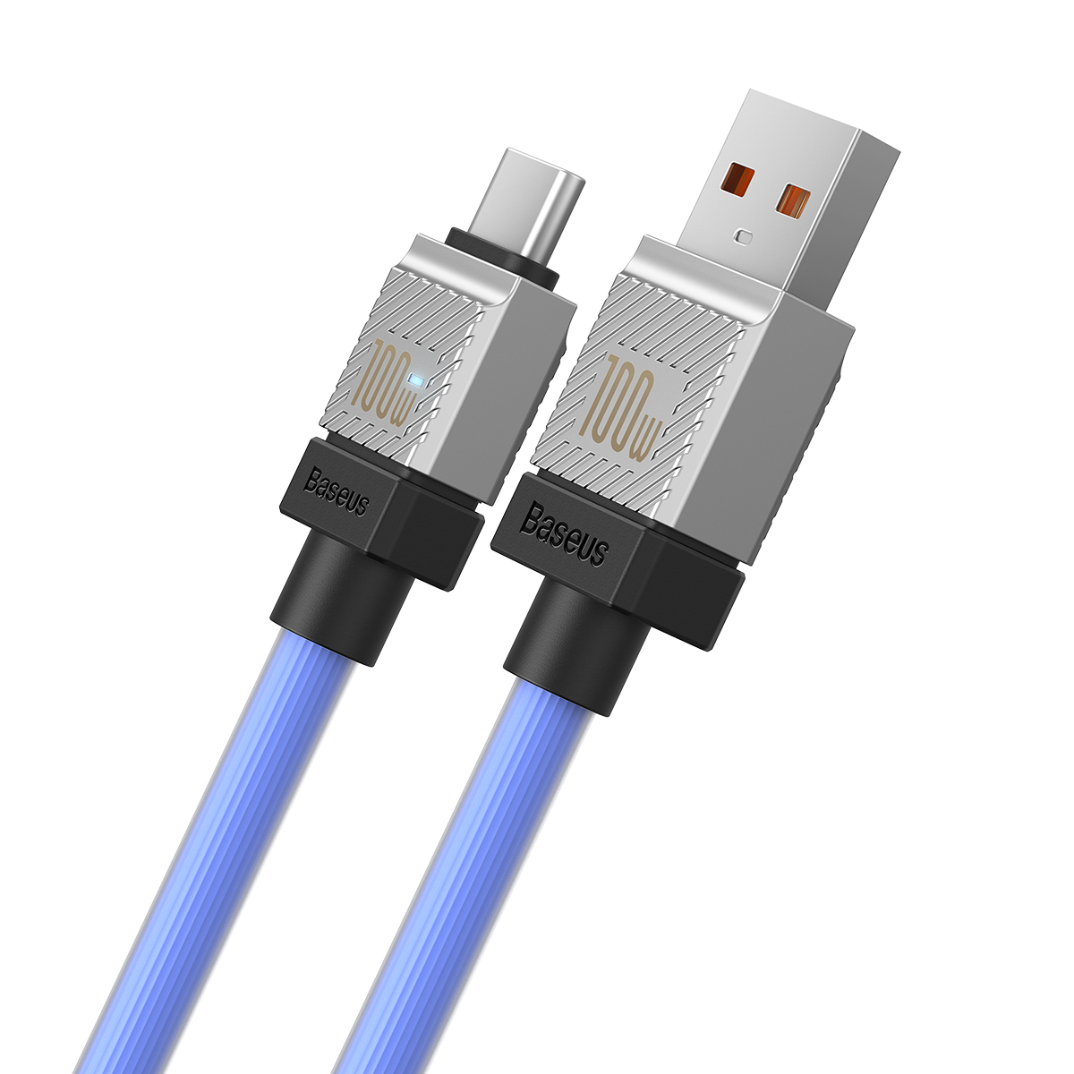 Baseus kabel CoolPlay USB - USB-C 1m 100W niebieski / 2