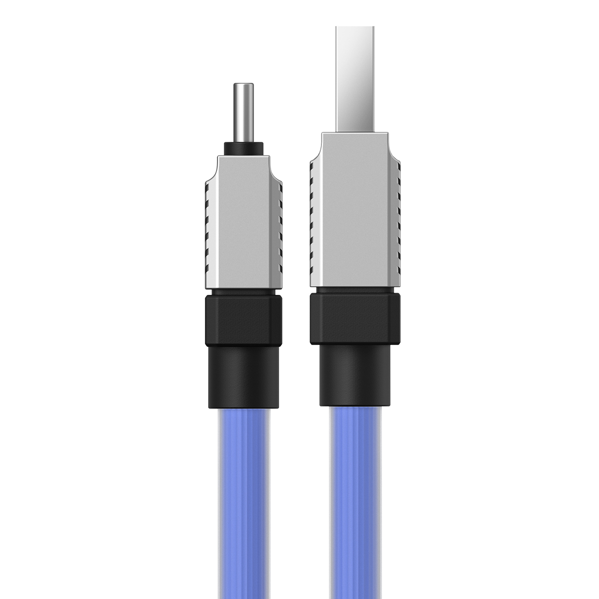 Baseus kabel CoolPlay USB - USB-C 1m 100W niebieski / 4