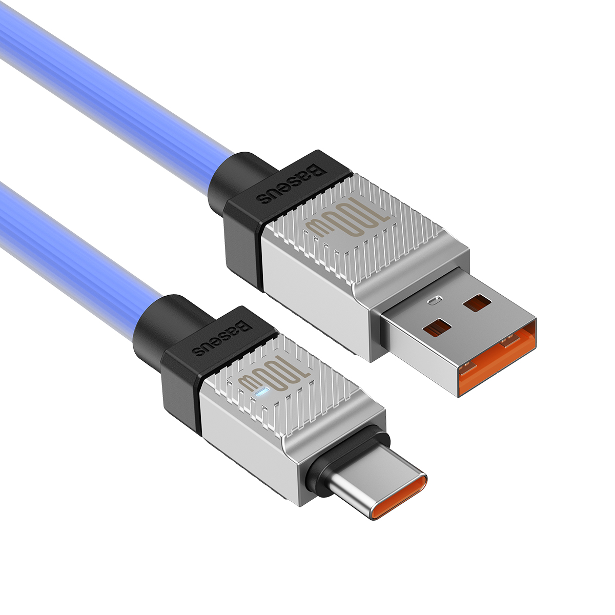Baseus kabel CoolPlay USB - USB-C 1m 100W niebieski / 5