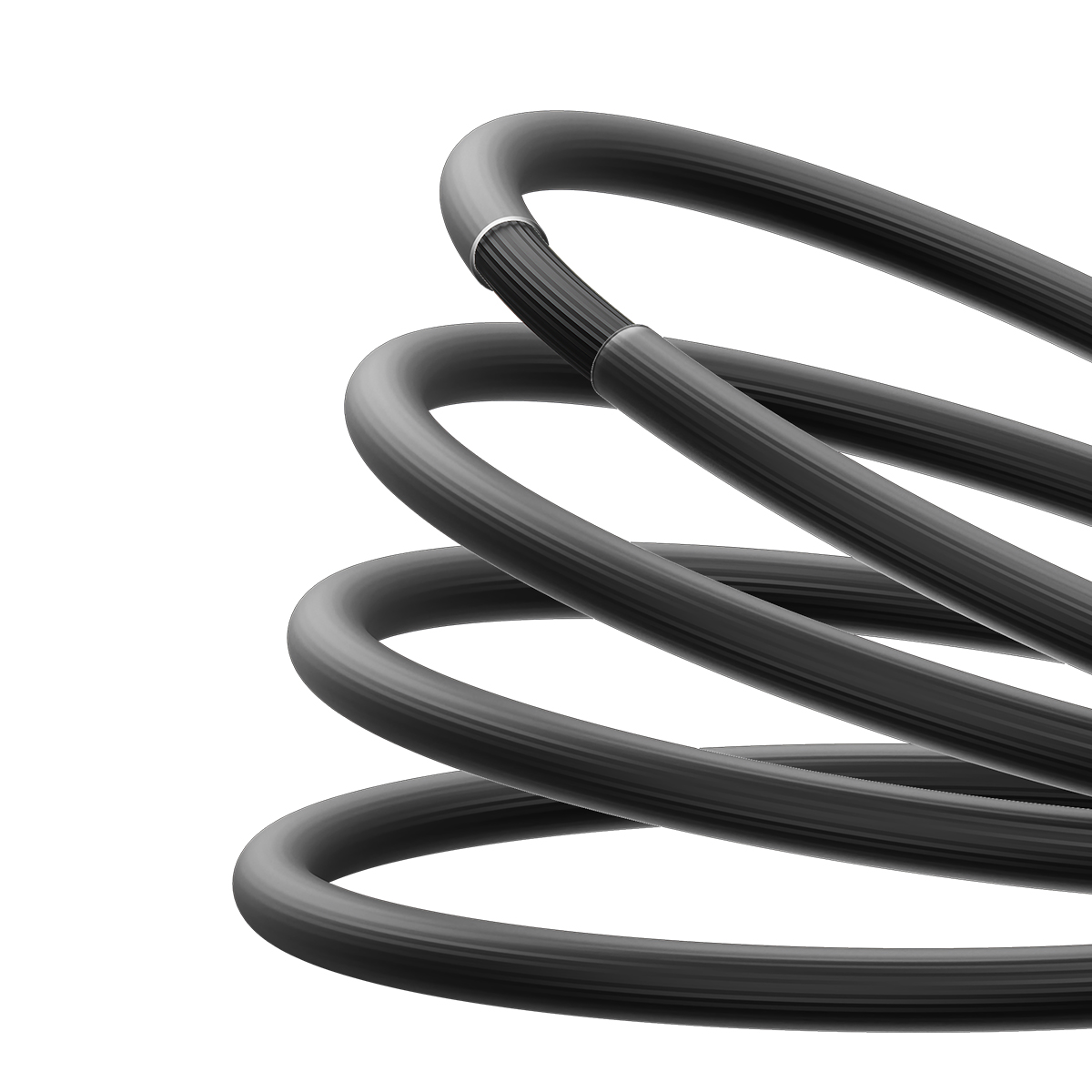 Baseus kabel CoolPlay USB - USB-C 2m 100W czarny / 6