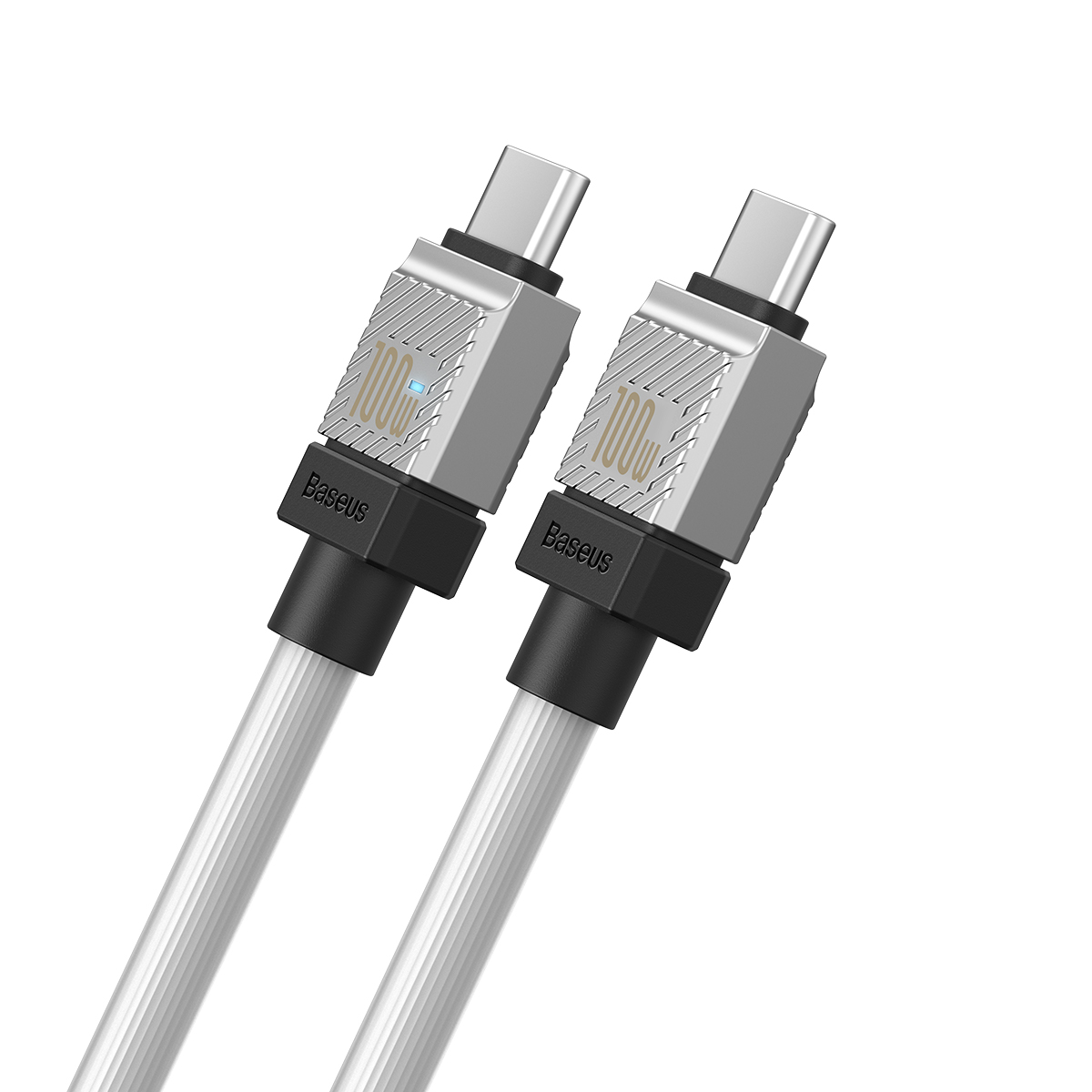 Baseus kabel CoolPlay USB-C - USB-C 1m 100W bia�y / 2