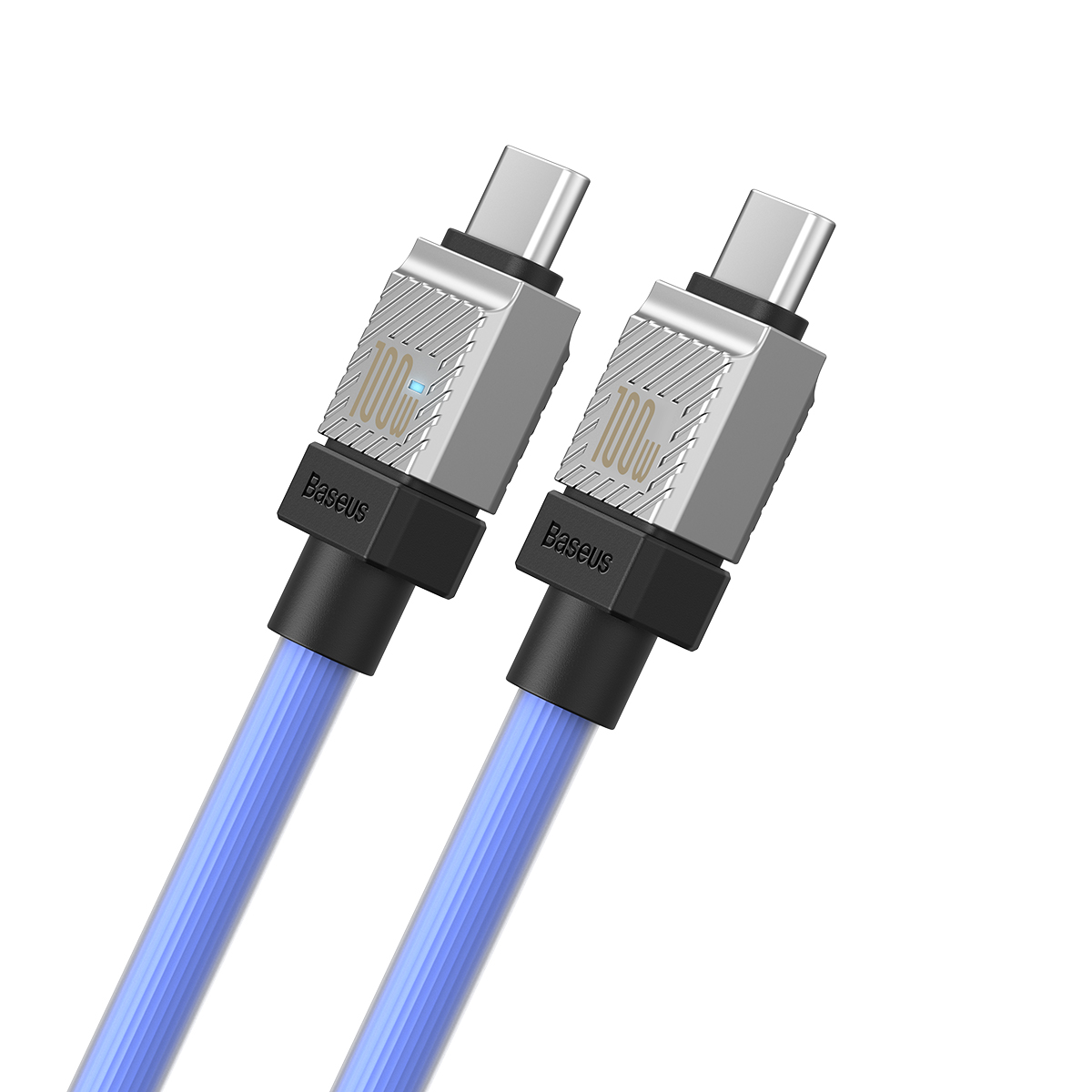 Baseus kabel CoolPlay USB-C - USB-C 1m 100W niebieski / 2