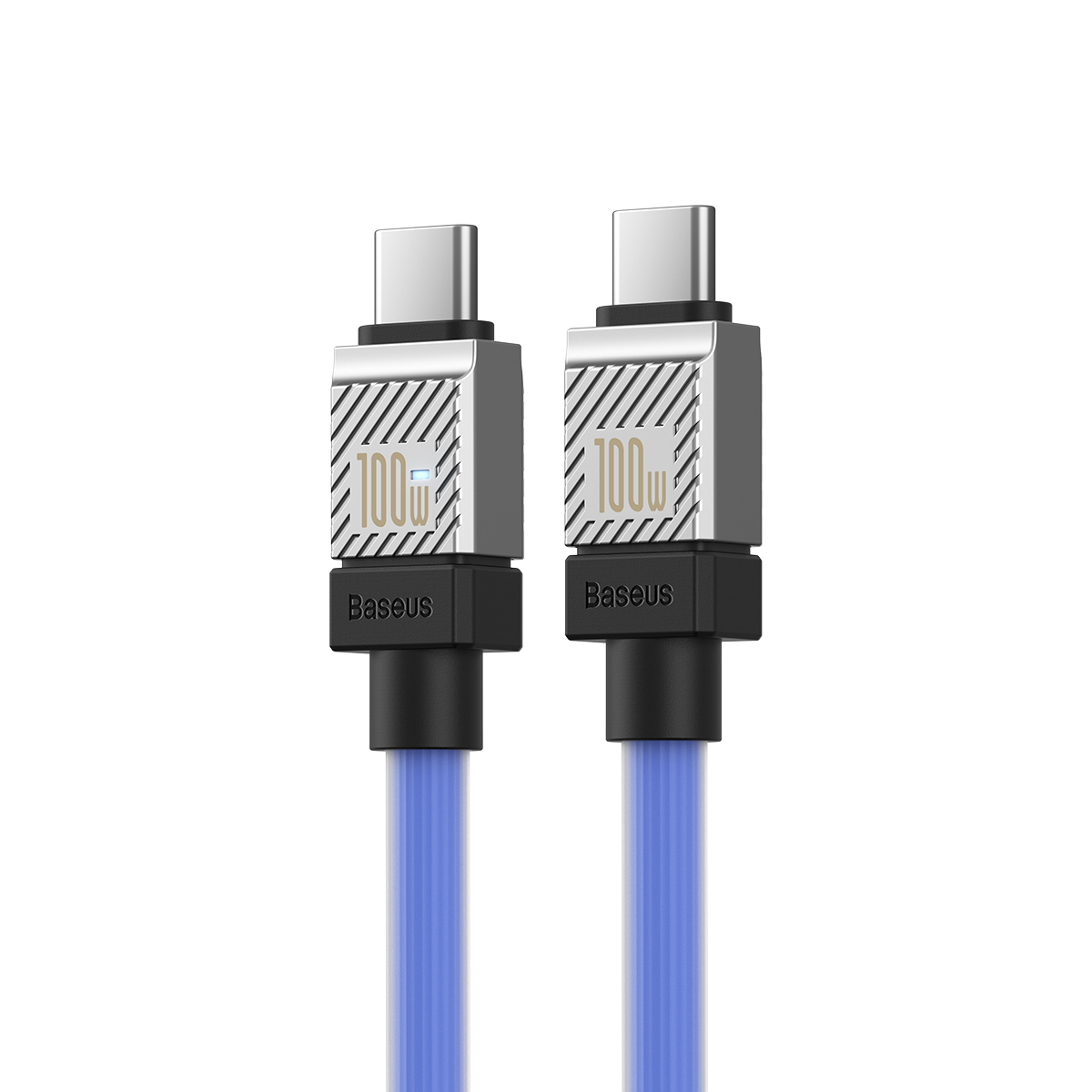 Baseus kabel CoolPlay USB-C - USB-C 1m 100W niebieski / 3