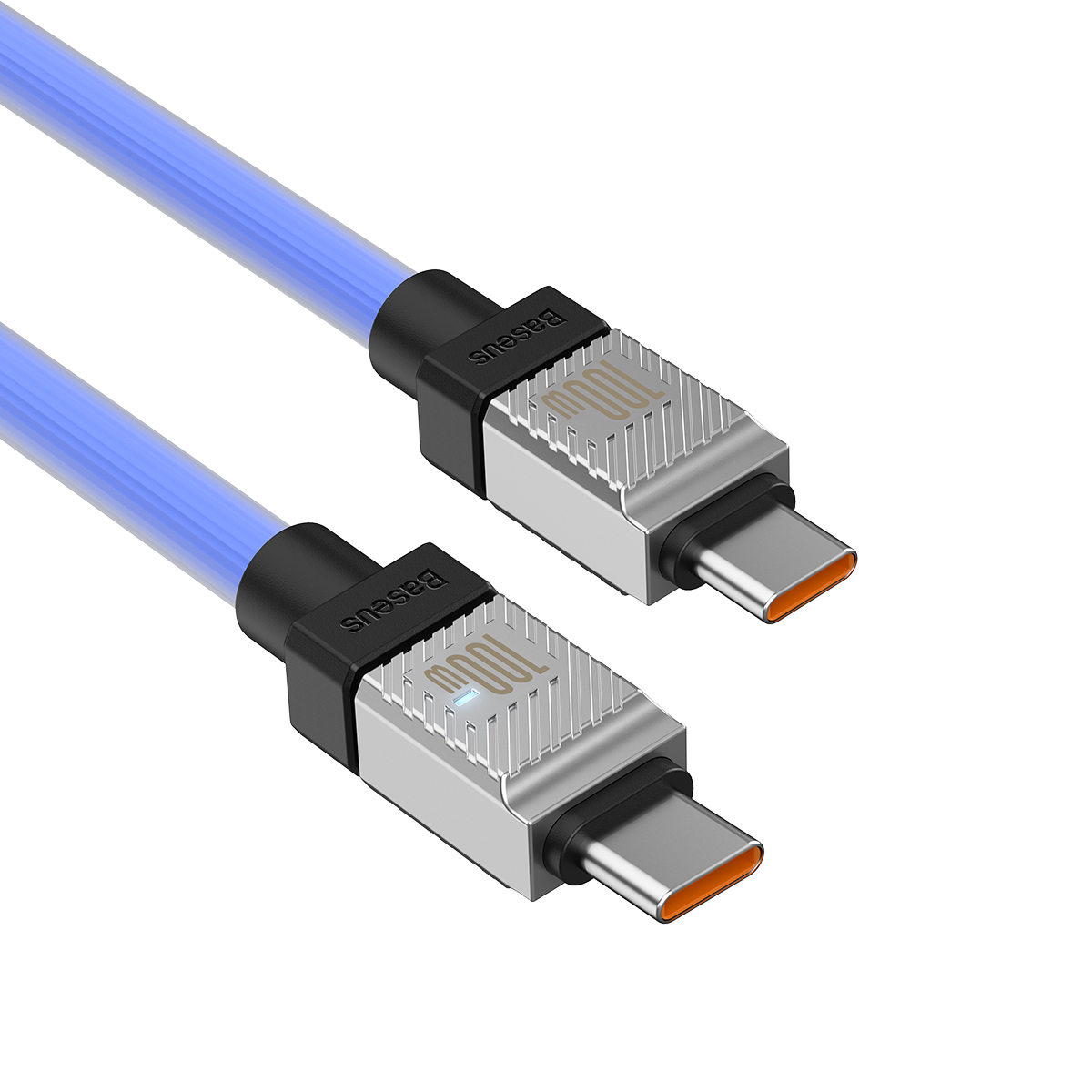Baseus kabel CoolPlay USB-C - USB-C 1m 100W niebieski / 5