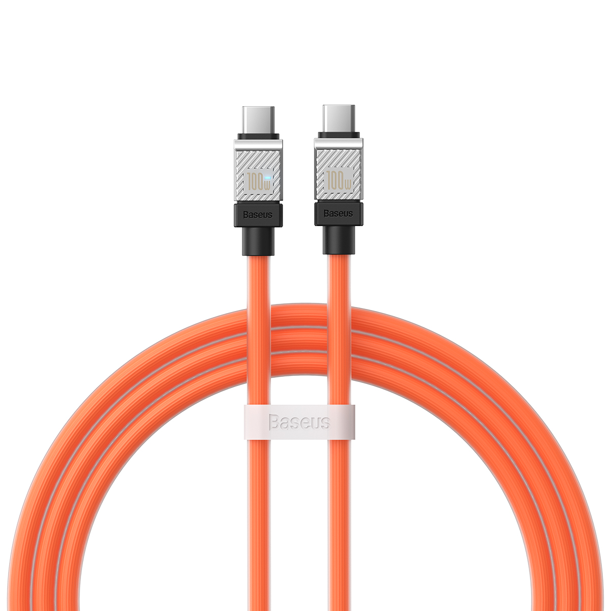 Baseus kabel CoolPlay USB-C - USB-C 1m 100W pomara�czowy