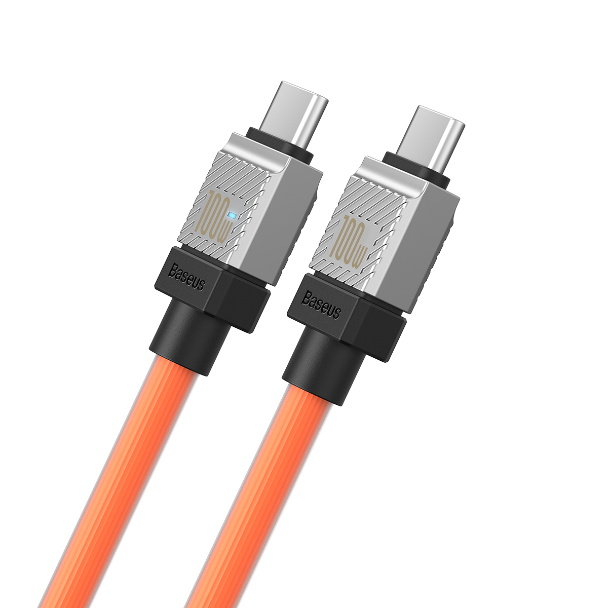 Baseus kabel CoolPlay USB-C - USB-C 1m 100W pomaraczowy / 2