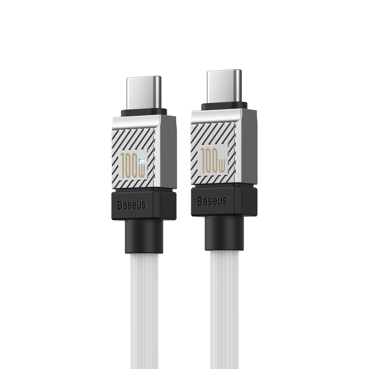 Baseus kabel CoolPlay USB-C - USB-C 2m 100W bia�y / 3
