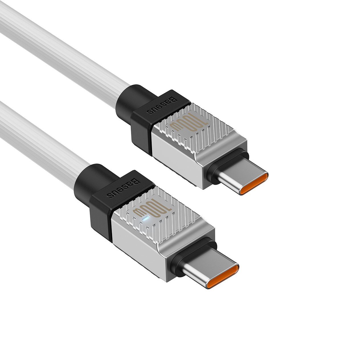 Baseus kabel CoolPlay USB-C - USB-C 2m 100W bia�y / 5