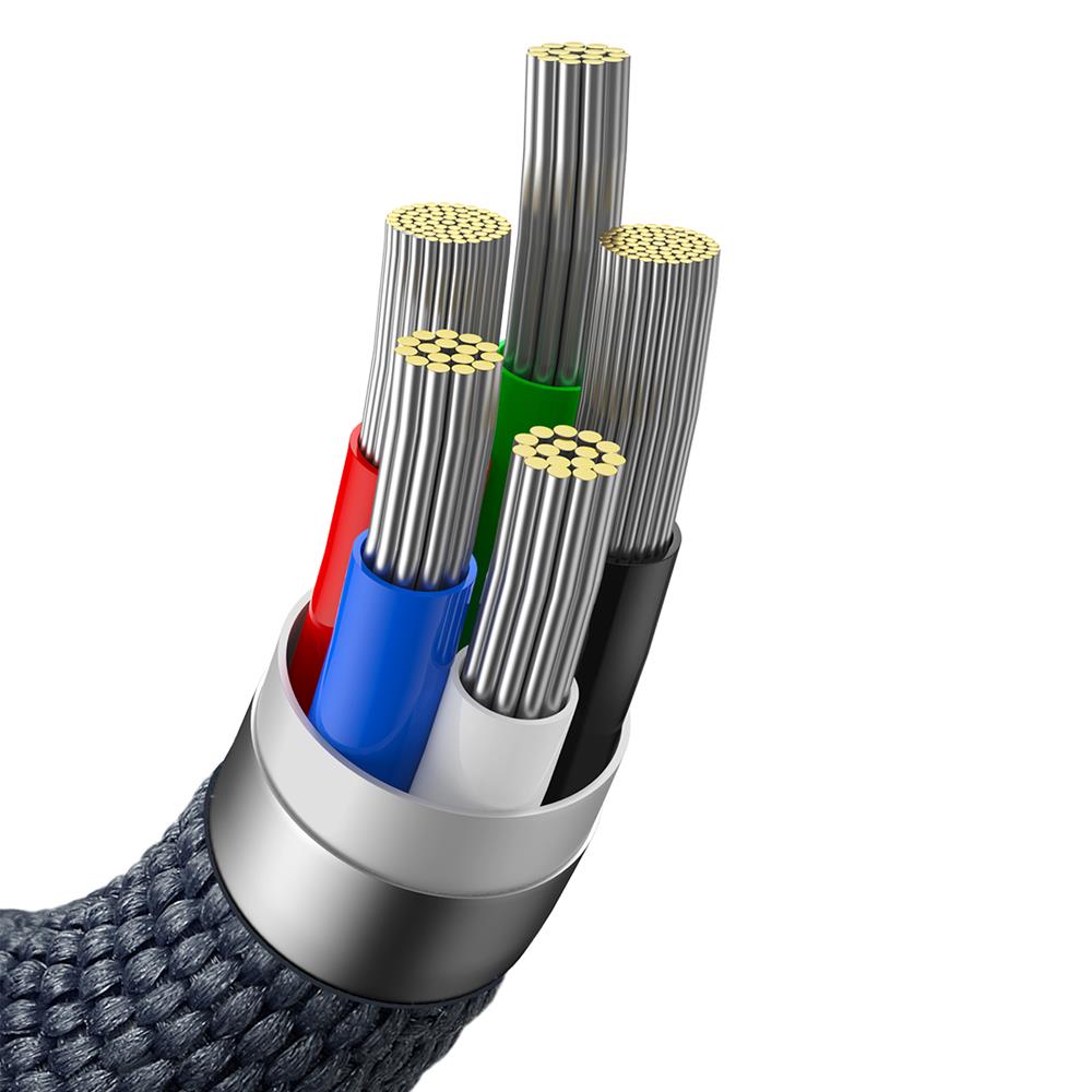 Baseus kabel Crystal Shine USB-C - Lightning 2,0 m 20W czarny / 4