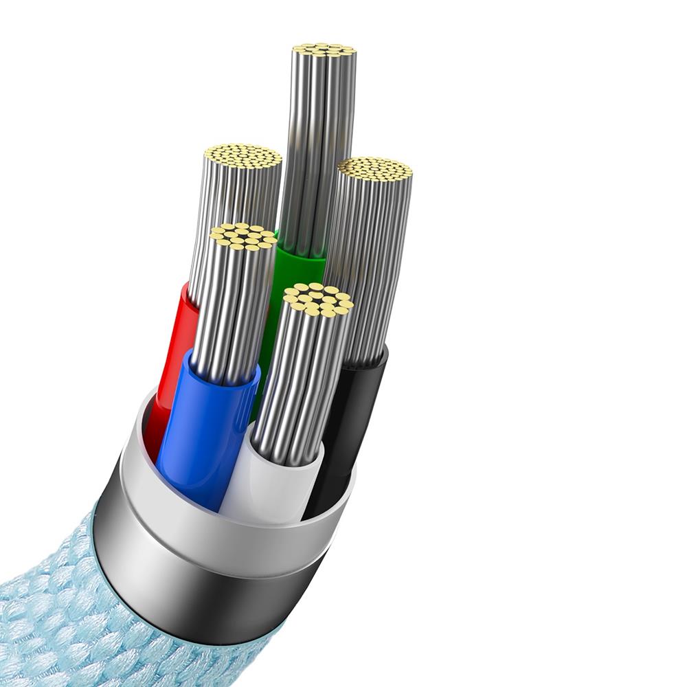 Baseus kabel Crystal Shine USB-C - Lightning 2,0 m 20W jasno-niebieski / 5