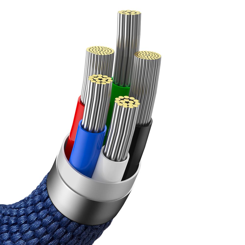 Baseus kabel Crystal Shine USB-C - Lightning 2,0 m 20W niebieski / 5
