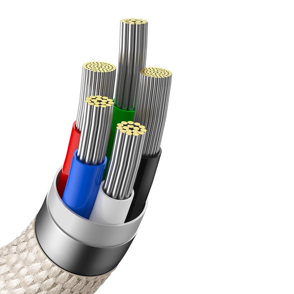 Baseus kabel Crystal Shine USB-C - Lightning 2,0 m 20W r�owy / 5