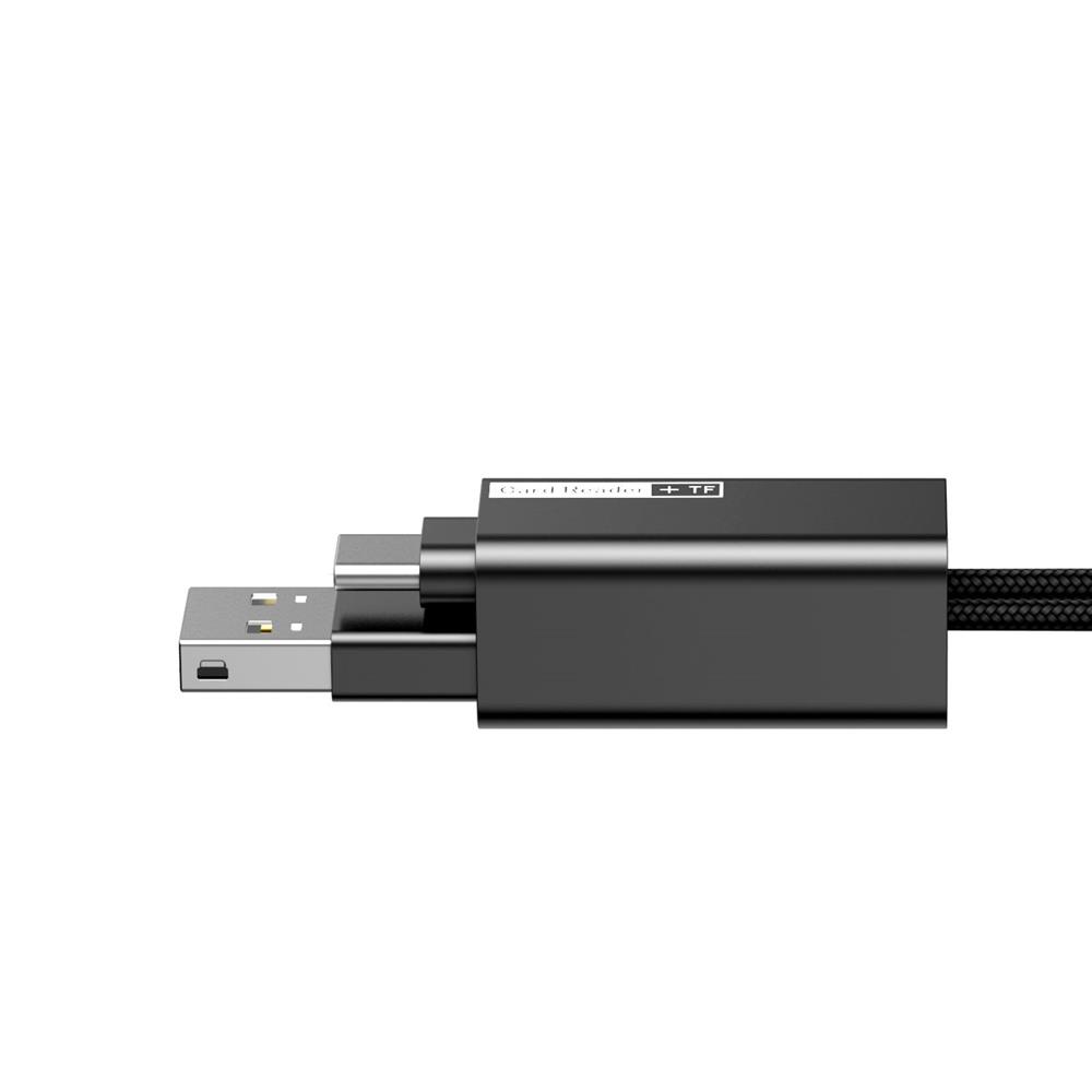 Baseus kabel czytnik kart USB-A do USB typ-C czarny / 3