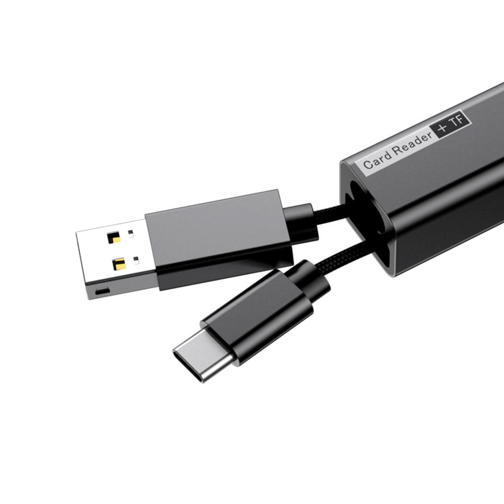 Baseus kabel czytnik kart USB-A do USB typ-C czarny / 4