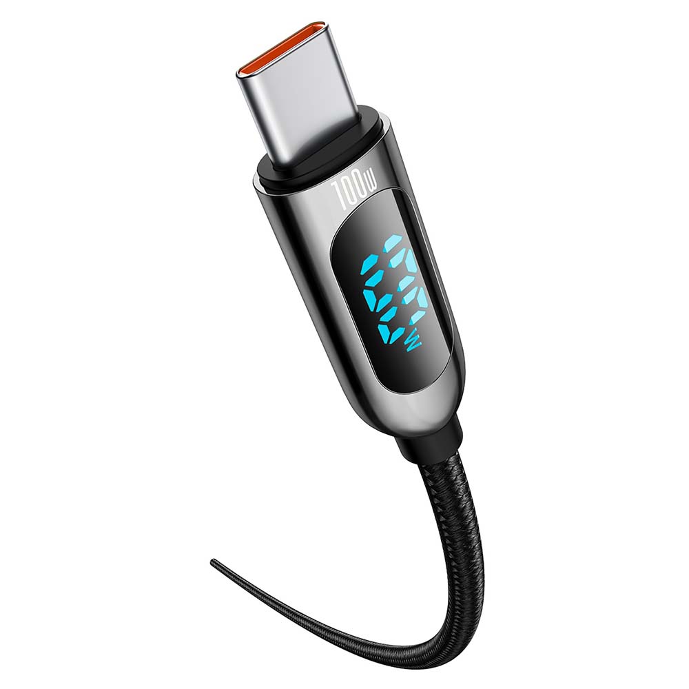 Baseus kabel Display PD USB-C - USB-C 1,0 m czarny 100W / 2