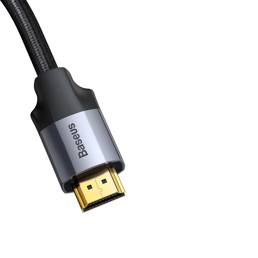 Baseus Kabel Enjoyment HDMI 4K do DVI dwukierunkowy ciemno-szary 2m / 5