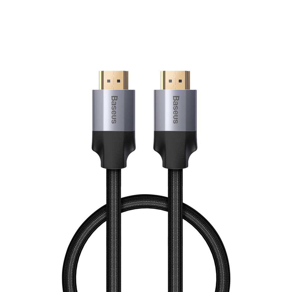 Baseus Kabel Enjoyment HDMI 4K do HDMI 4K ciemno-szary 0,5m