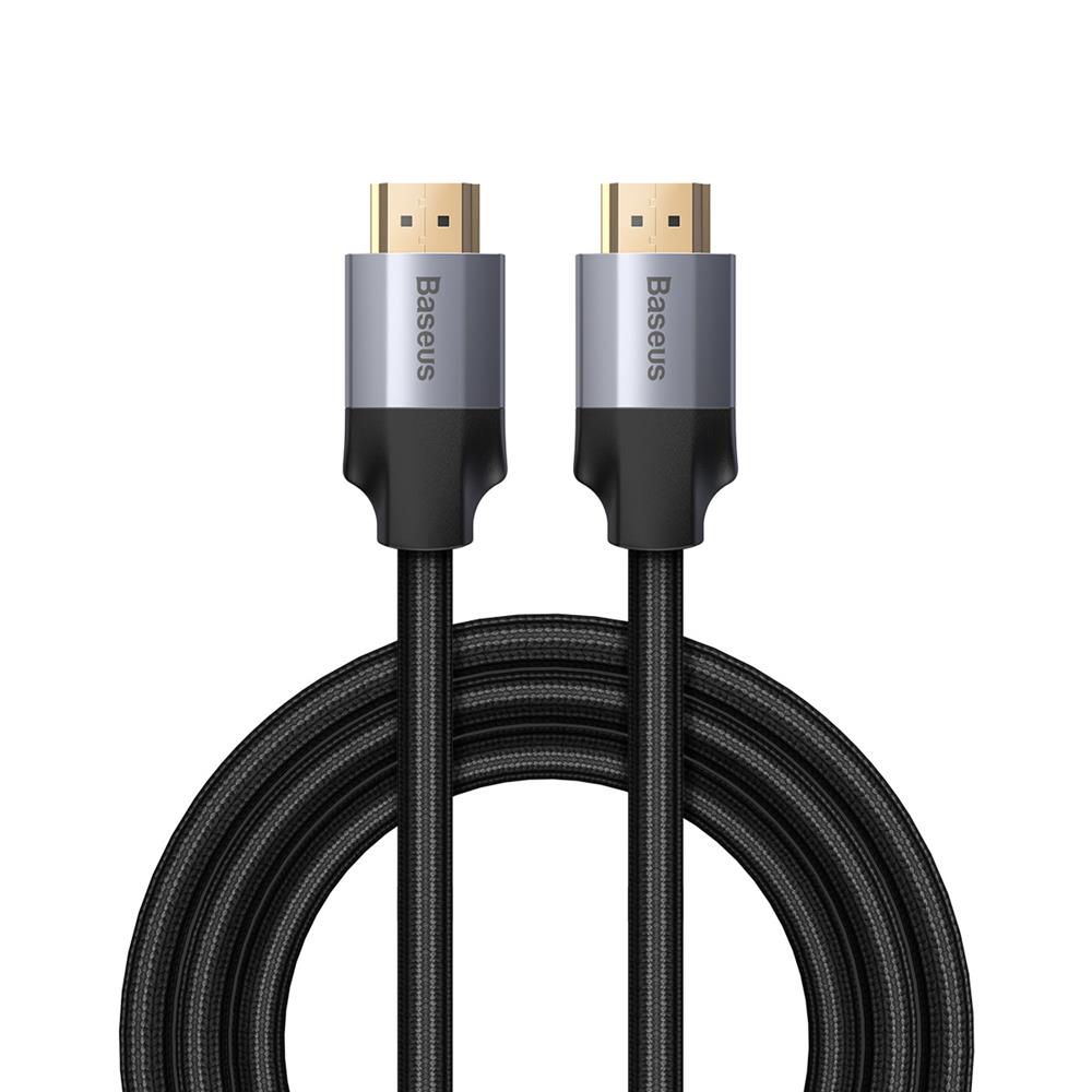 Baseus Kabel Enjoyment HDMI 4K do HDMI 4K ciemno-szary 2m