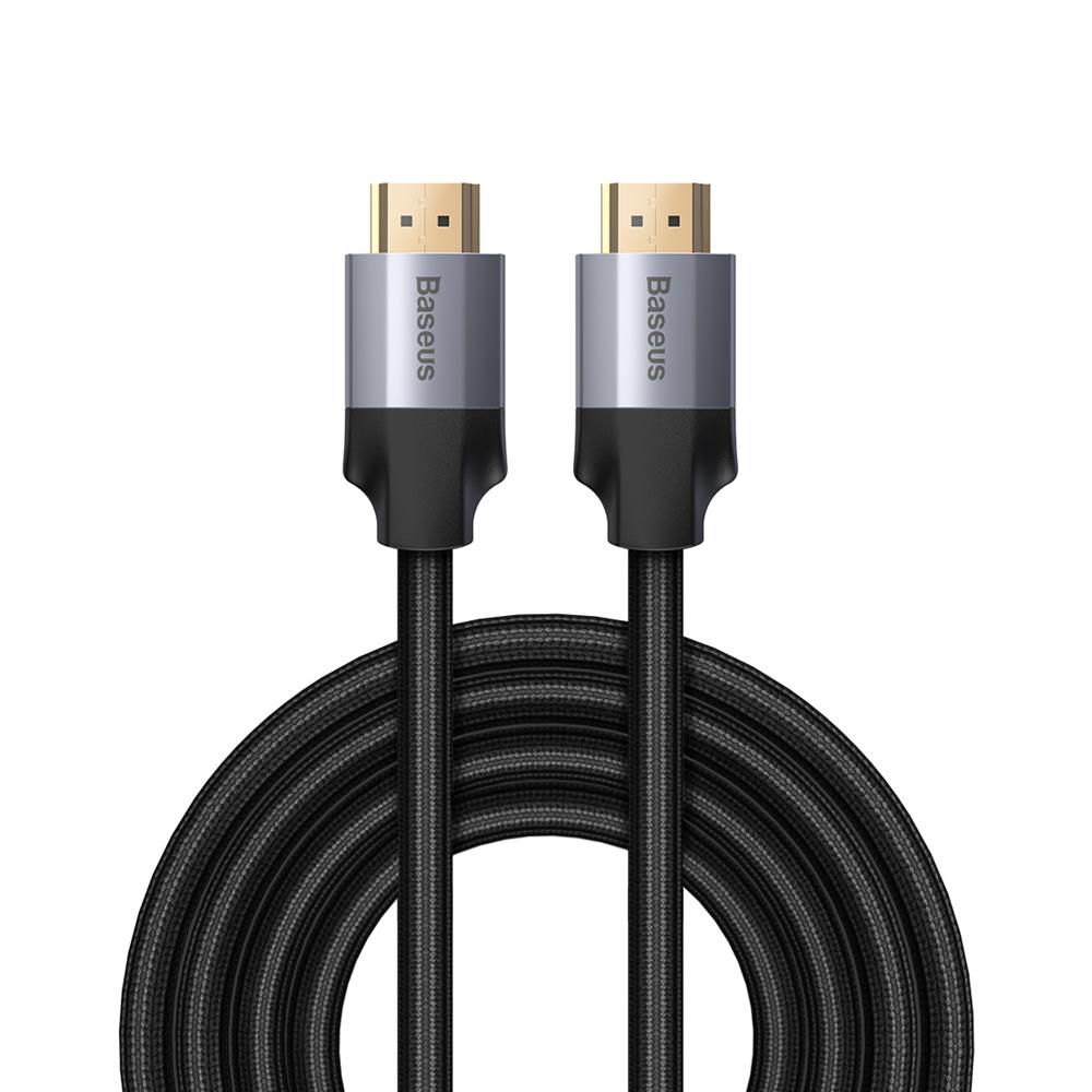 Baseus Kabel Enjoyment HDMI 4K do HDMI 4K ciemno-szary 3m
