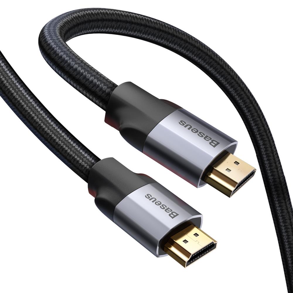 Baseus Kabel Enjoyment HDMI 4K do HDMI 4K ciemno-szary 3m / 2