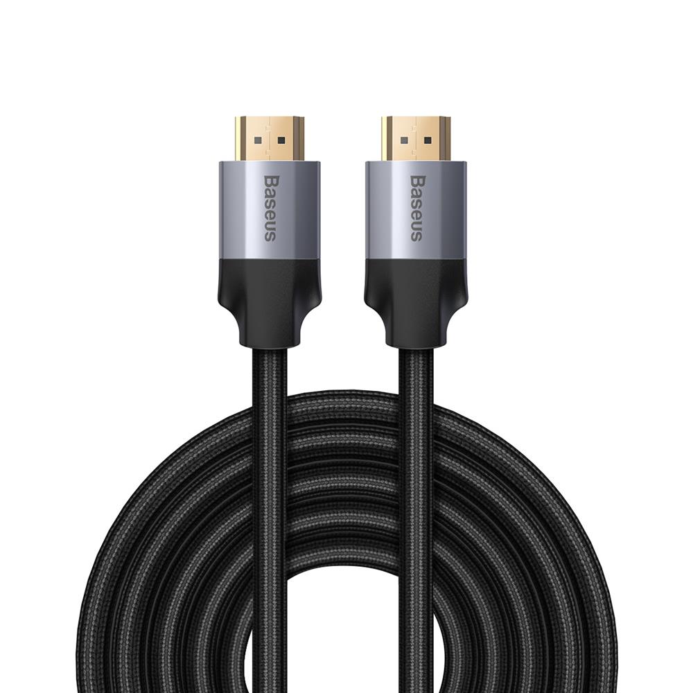 Baseus Kabel Enjoyment HDMI 4K do HDMI 4K ciemno-szary 5m