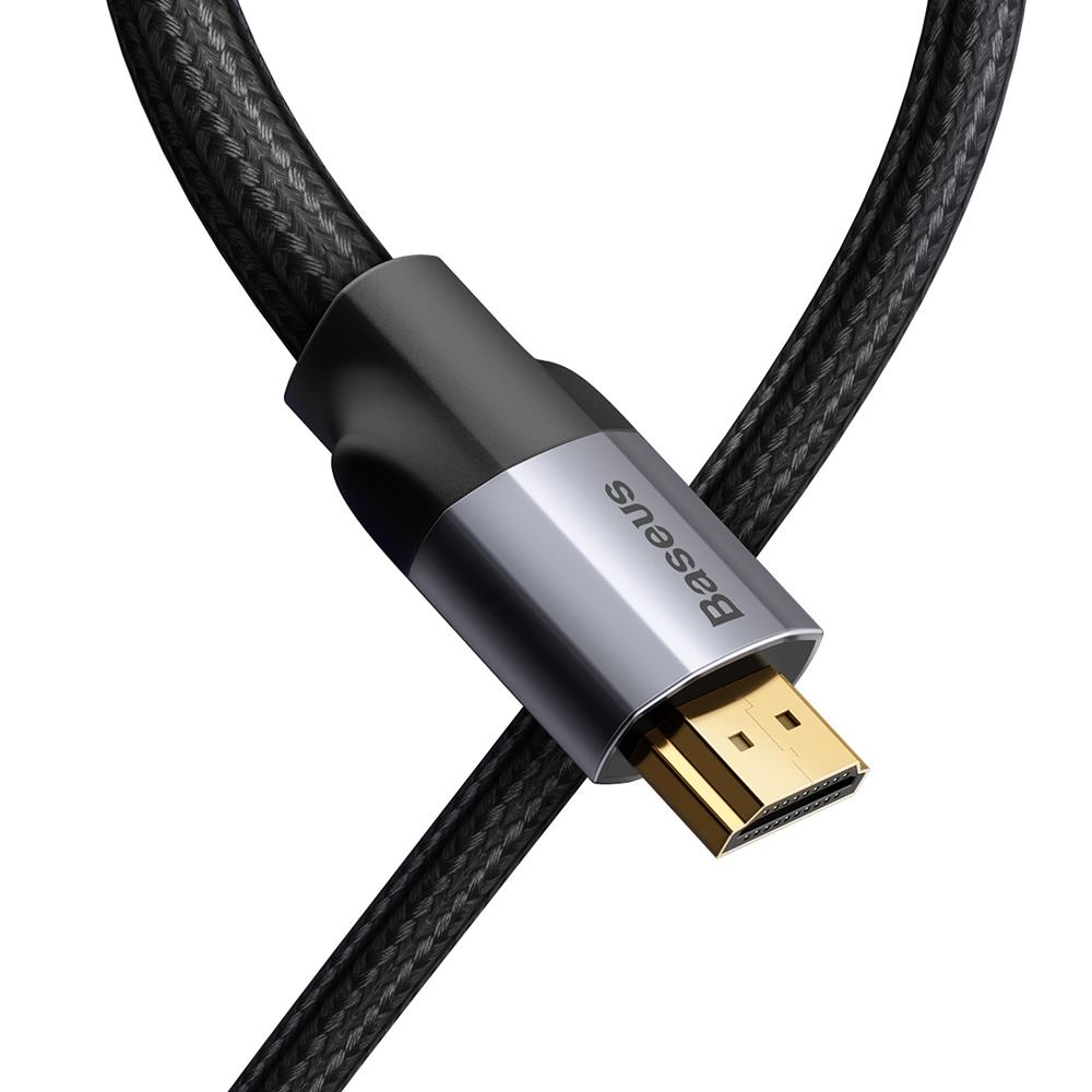 Baseus Kabel Enjoyment HDMI 4K do HDMI 4K ciemno-szary 5m / 4