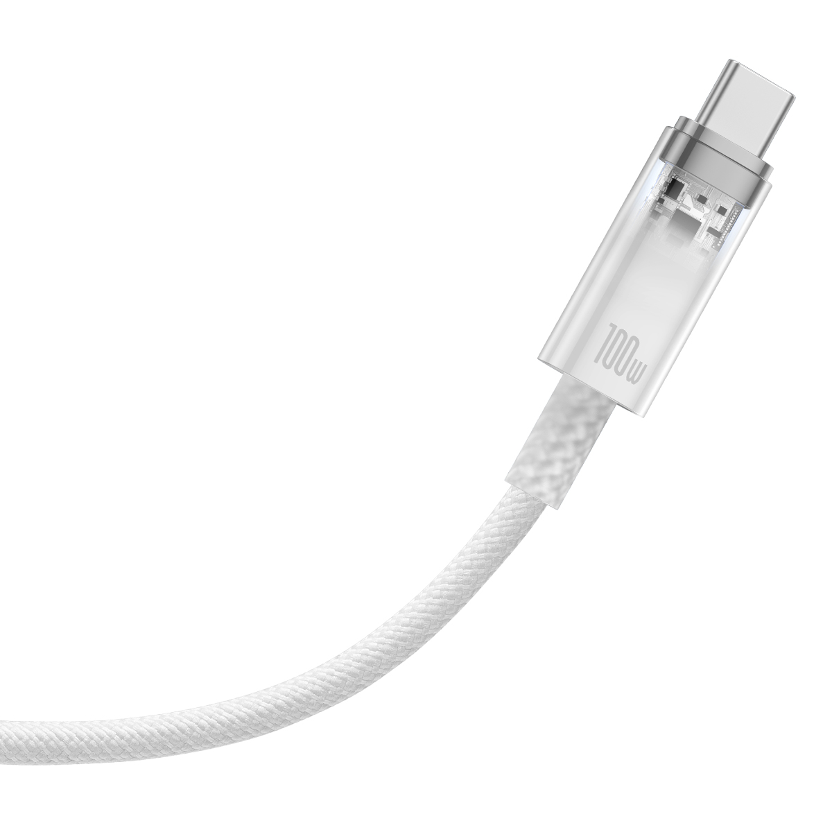 Baseus kabel Explorer USB - USB-C 1,0m biay z kontrol temperatury 100W / 2
