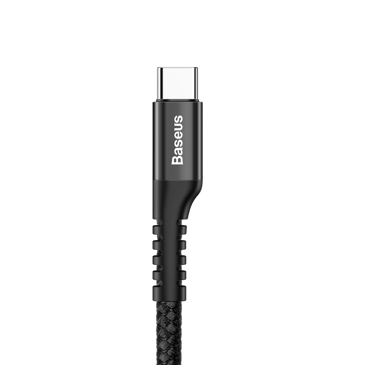 Baseus kabel Fish Eye USB - USB-C 1,0m 2A czarny spr�ynowy / 3