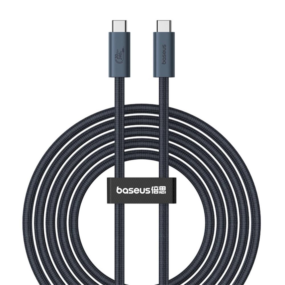 Baseus kabel Flash 2 USB4 Full-Featured Charging Cable USB-C to USB-C 240W 5.9ft Cluster czarny / 2