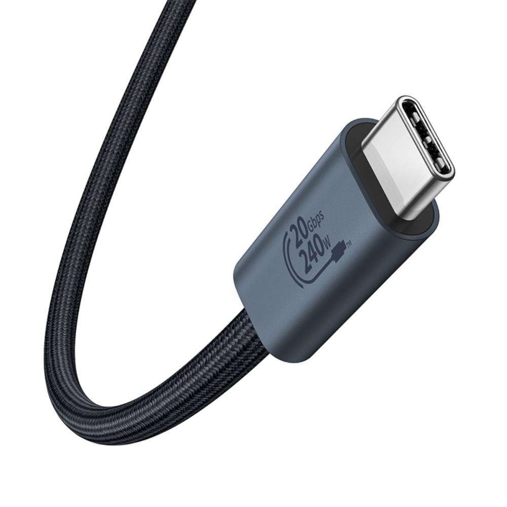 Baseus kabel Flash 2 USB4 Full-Featured Charging Cable USB-C to USB-C 240W 5.9ft Cluster czarny / 4