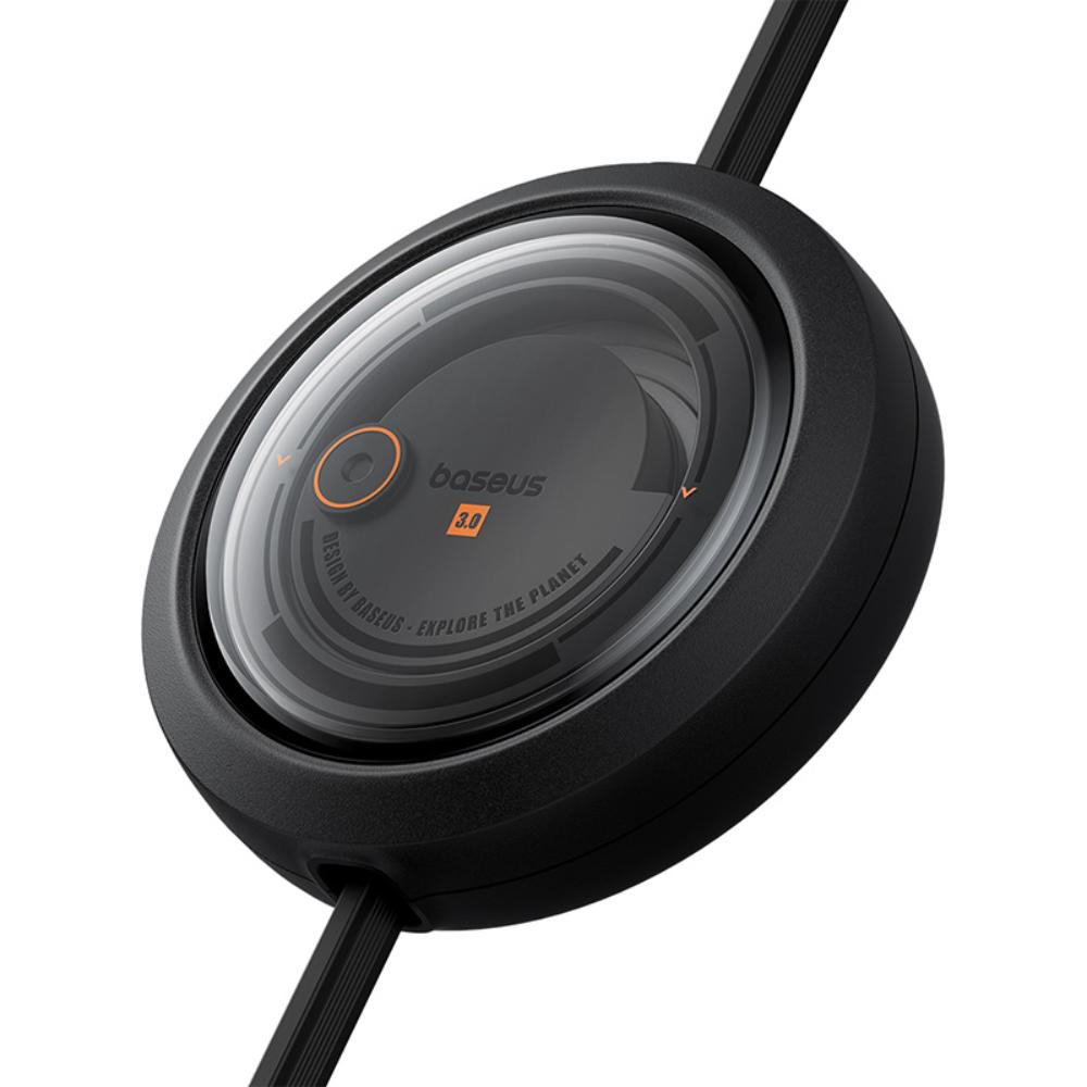 Baseus kabel Free2Draw Retractable Crystal Fast Charging Data Cable USB to M+L+C 100W 1.1m Cluster czarny / 3