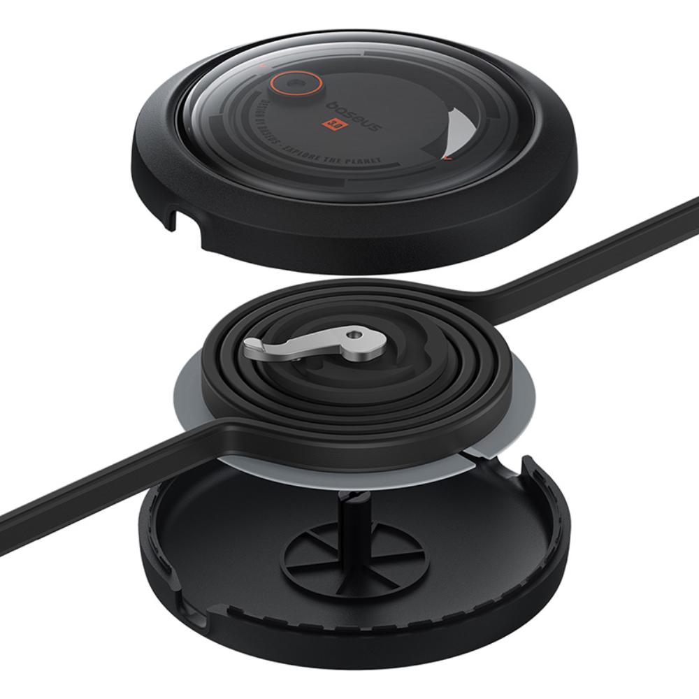 Baseus kabel Free2Draw Retractable Crystal Fast Charging Data Cable USB to M+L+C 100W 1.1m Cluster czarny / 4