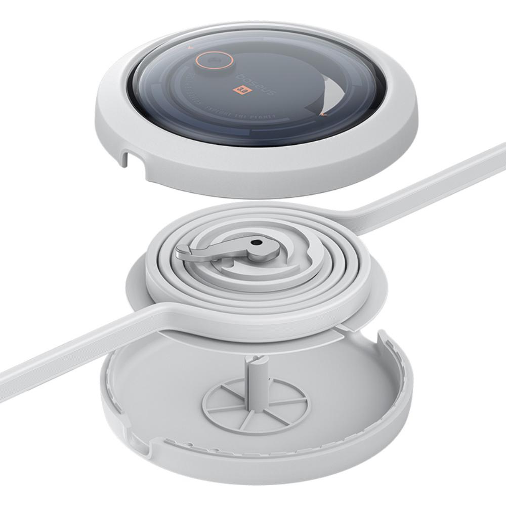 Baseus kabel Free2Draw Retractable Crystal Fast Charging Data Cable USB to M+L+C 3.5A 1.1m bia�y / 4