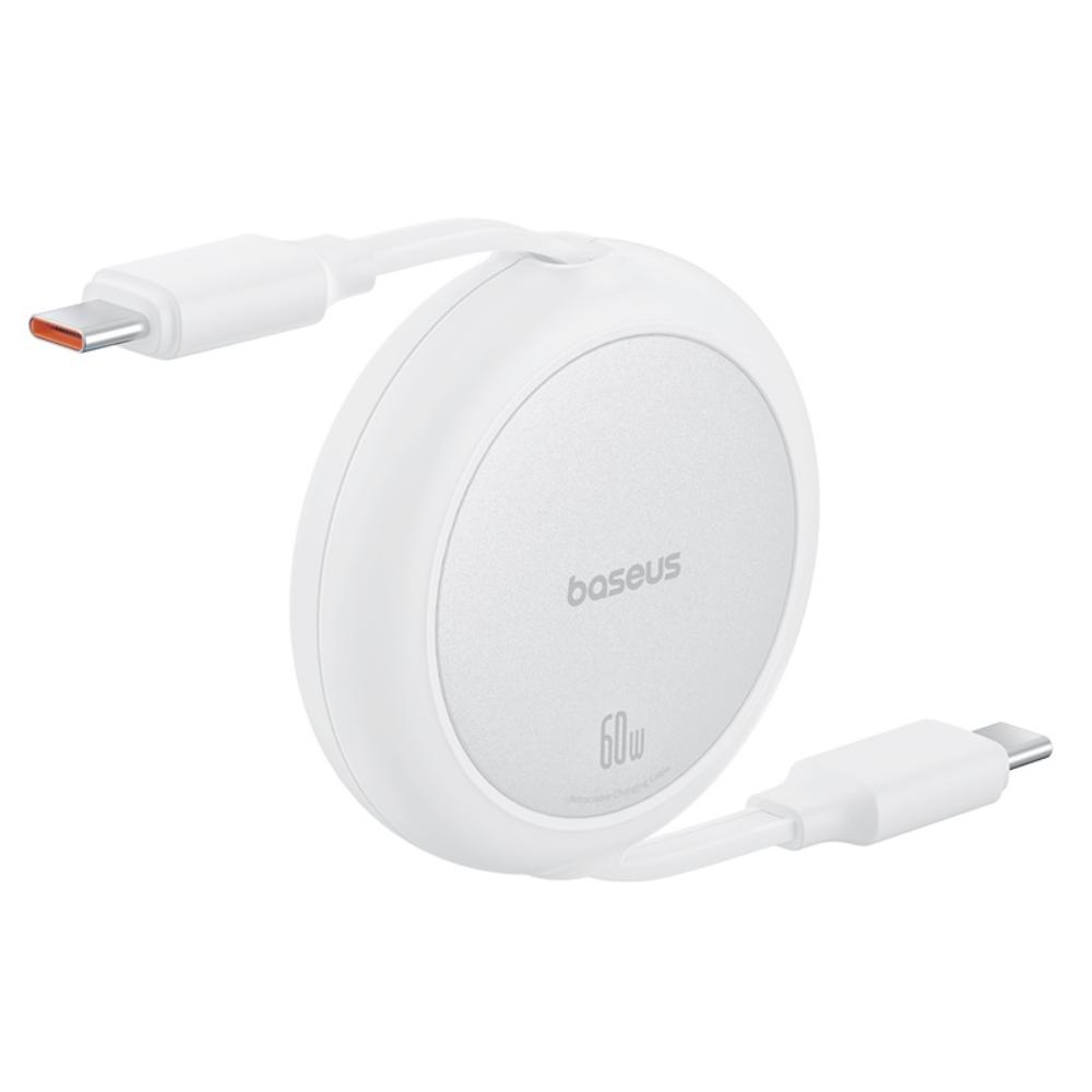 Baseus kabel Free2Pull Mini Charging Cable USB-C to USB-C 60W 1m bia�y / 3