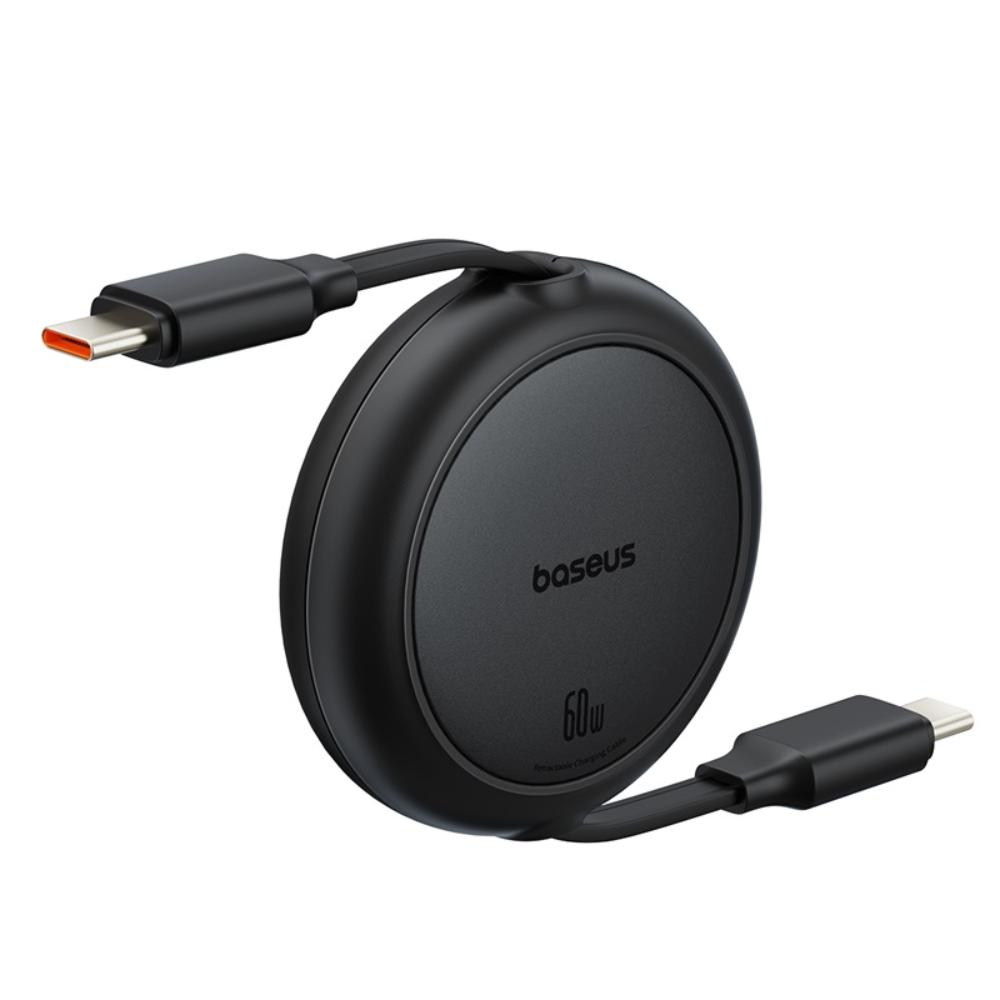 Baseus kabel Free2Pull Mini Charging Cable USB-C to USB-C 60W 1m Cluster czarny / 3