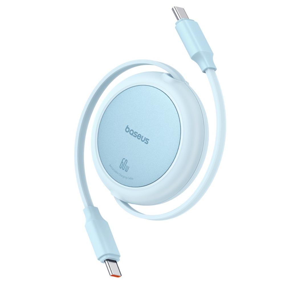 Baseus kabel Free2Pull Mini Charging Cable USB-C to USB-C 60W 1m niebieski / 2