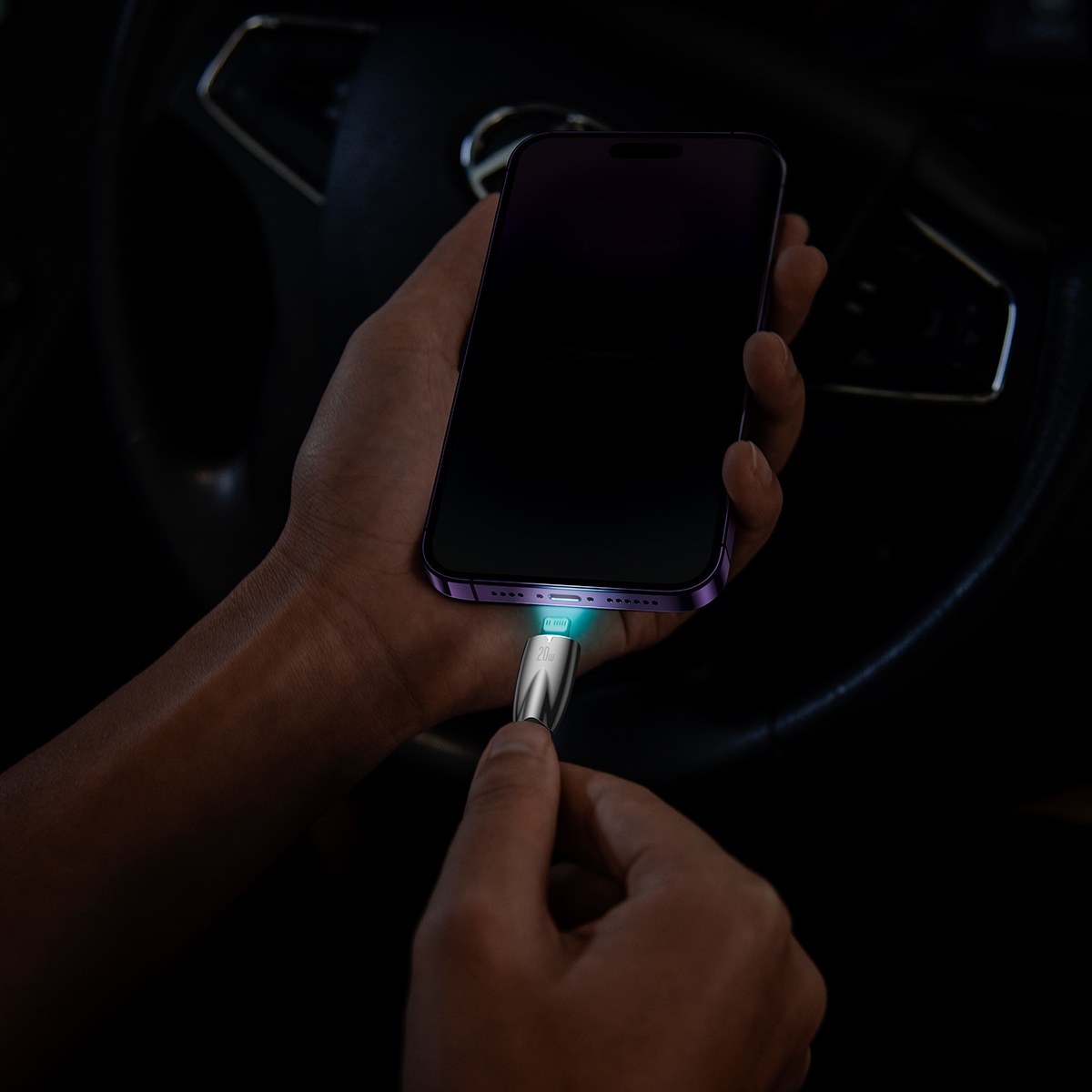 Baseus kabel Glimmer Series Fast Charging Data Cable Type-C to iP 20W 2m czarny / 8