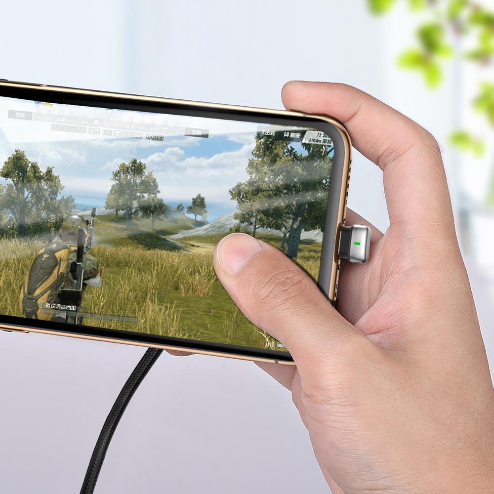 Baseus kabel Green U (8-pin | 1 m) czarny 2,4A / 9