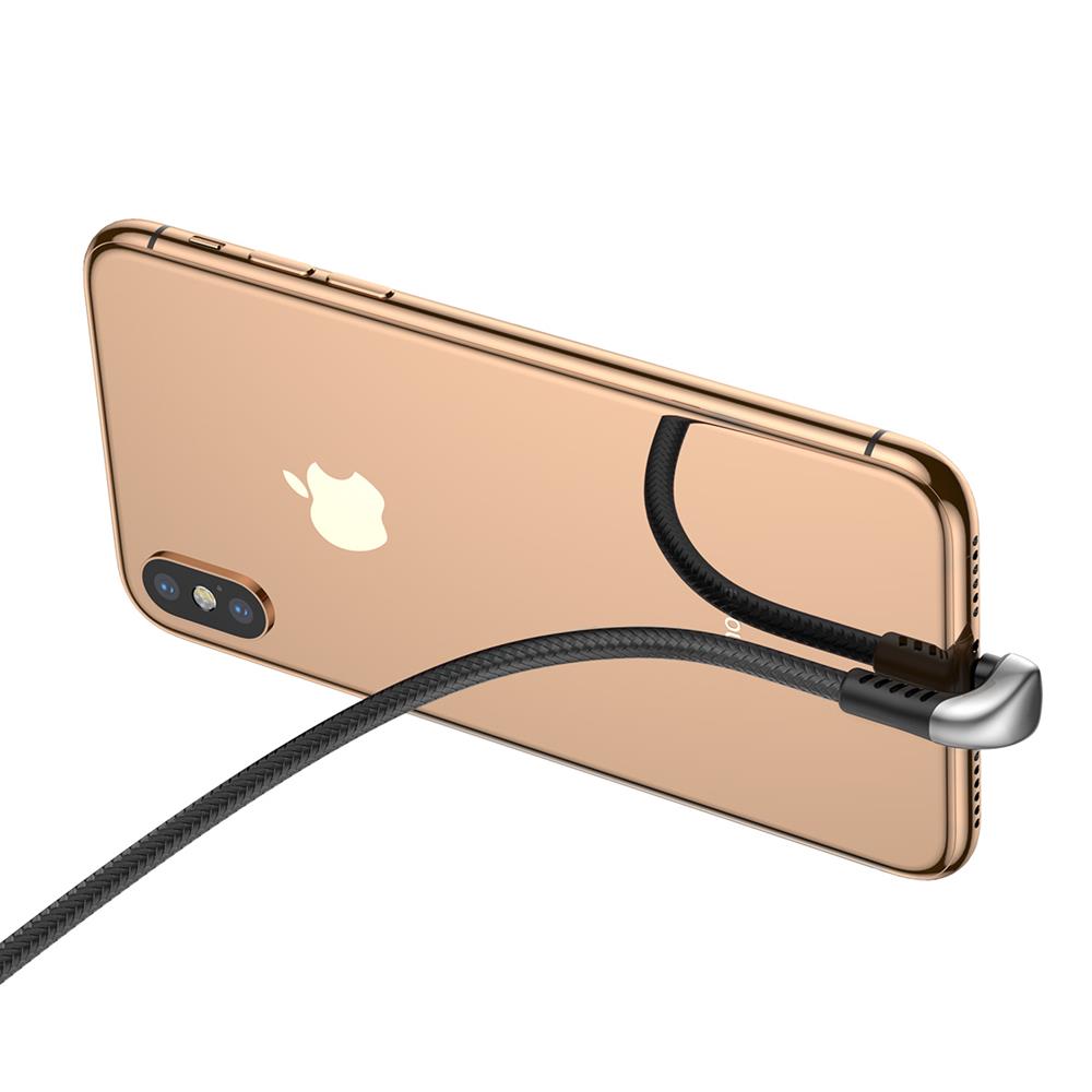 Baseus kabel Green U (8-pin | 2 m) czarny 1,5A / 6