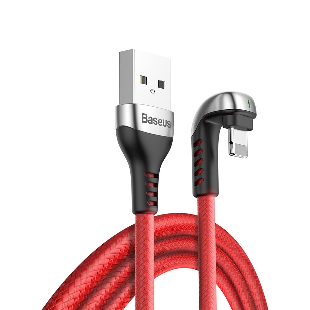 Baseus kabel Green U (8-pin | 2 m) czerwony 1,5A