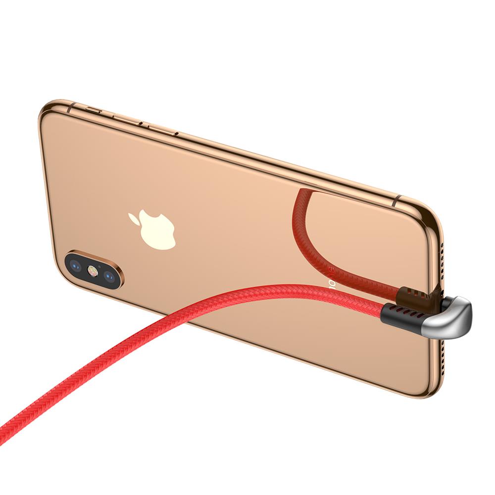 Baseus kabel Green U (8-pin | 2 m) czerwony 1,5A / 6
